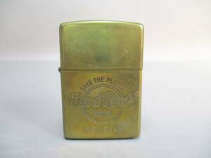 E092*ZIPPO 22*　Hard Rock HOTEL　LAS VEGAS　ハードロックホテルラスベガス　ジッポライター　/中古【送料込】