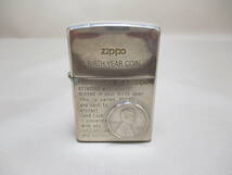 E138*ZIPPO 50*　BIRTH YEAR COIN 1969　ジッポライター　1点　/中古　/ジャンク　/加工有り　/火花なし　【送料込】_画像1