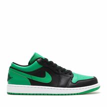 NIKE ナイキ エアジョーダン1 LOW 箱あり　553558-065 黒緑　25cm_画像2