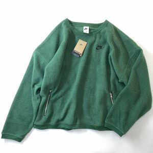 NIKE ナイキ シェルパ フリース クルーネック プルオーバー FB8379-323 緑 2XL