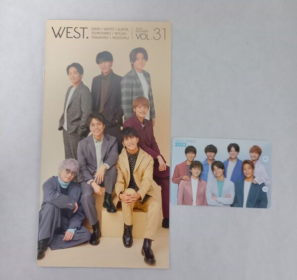 ファンクラブ 会報 バースデーカード KAT-TUN WEST.