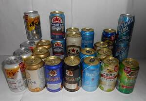 キリンビール サッポロビール サントリーアサヒビール サンガリア　生ビール他各種　340・350ｍｌ20缶　500ｍｌ4缶　合計24缶