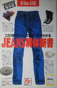 ファインボーイ別冊　JEANS解体新書