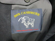 カシミヤコート　メンズLL XL　カシミヤ100％使用コート　カシミヤウールコート　ステンカラーコート ロングコート ウールジャケット02016_画像4