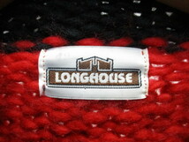 カナダ製　LONGHOUSE　カラフルデザイン　カウチンセーター　メンズ42 XL LL　カウチンニット　ウールジャケット　ウールニットコート02095_画像2