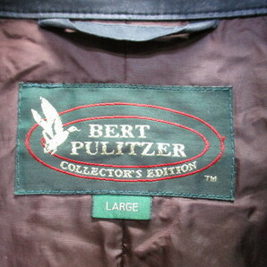 BERT PULITZER メンズダウンコート メンズL グレー ダウン使用ステンカラーコート ロングダウンジャケット 防寒ダウンウエア 02134の画像2