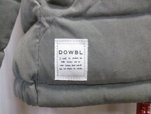 DOWBL　ダブル　ダウンジャケット　SIZE４２　グレー　ダウンパーカー　ショートダウンコート　ダウンフーディー　ダウンジャンパー02132_画像2