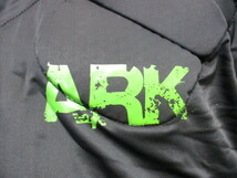 ARK　プロテクタージャケット　メンズL　黒緑　スノーボードインナーシャツ　アンダーシャツ　スキー プロテクターパット入りインナー02143_画像2