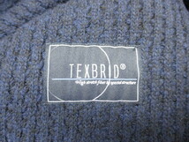 シップス　SHIPS×TEXBRID　ウールニット地テーラードジャケット　メンズS　紺　ニットジャケット　紺ブレザー　ウールジャケット　02156_画像4