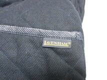 英国製　LAVENHAM　ラベンハム　ウール地キルティング地ダッフルコート　SIZE３８　キルトウールコート　中綿ジャンパー ウールコート02153_画像4