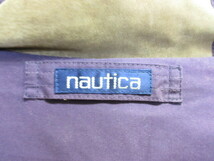 NAUTICA ノーティカ　90sヴィンテージ　リアルレザー使用ダウンジャケット メンズL ビッグシルエットダウンジャンパー オーバーサイズ02271_画像2