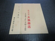 私製たばこパッケージ　千日前　株式会社大弥商店　洋家具と室内装飾_画像2