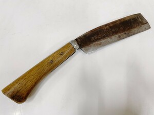 中古 土佐義光特製 全長約34cm 刃渡約17cm ナタ 鉈 刃物 腰鎌 アウトドア 薪割り 枝割り 引取歓迎/茨城 240131あわ5 E2 60