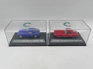 送料無料 中古 ラ・フェスタ ミッレミリア プレミアムカー コレクション 2種 セット アルファロメオ 1900 オスカ MT4 240204あら3 D1 定93