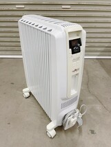 中古 DeLonghi デロンギ TDD0915W ドラゴンデジタル オイルヒーター 油入式 リモコン欠品 暖房器具 引取歓迎/茨城 240209あわ4 M 170_画像1