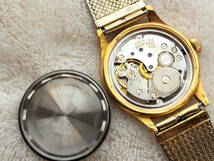 オリス　ORIS　手巻き　スモールセコンド　デイト付き　メンズ（ボーイズ）腕時計　ゴールド_画像10