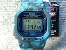 タグ付き未使用新品　カシオ　G-SHOCK　CASIO G-SHOCK　DW-5600CF-2JF G-PYTHON 迷彩カモフラブルー　ミリタリー_画像1