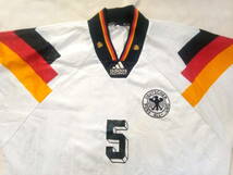 アディダス　1992　ドイツ代表　サッカーワールドカップ　ユニフォーム　M_画像2