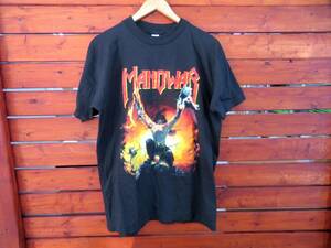 41375 1円スタート 激レア 超貴重 コピーライト 1992年 MANOWAR Tシャツ ヘビーメタル エピックメタル HELLOWEEN GAMMARAY HAMMERFALL