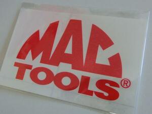 スピード発送！MACTOOL'S/マックツール/ステッカー/レッド/100ｍｍ/正規品