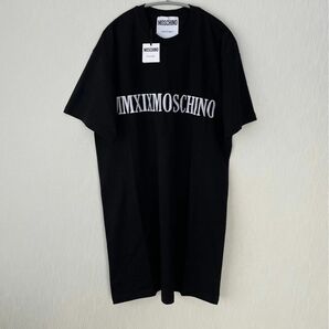 【新品】MOSCHINO モスキーノ ブラック Tシャツ ワンピース