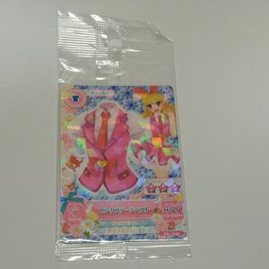 アイカツ「PA-016 ピンクステージベスト」アパレル付属 プロモ 旧アイカツカード 星宮いちご 初期