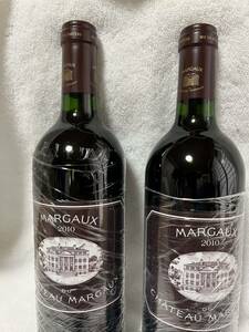 マルゴーデュシャトーマルゴー　2010年　2本セットMARGAUX DU CHATEAU MARGAUX 2010 (売り切りです)