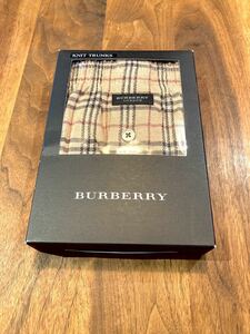 《 未使用 》BURBERRY バーバリー ニット トランクスLLサイズ ノバチェック 検/ボクサーパンツ アンダーウエア