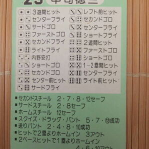 タカラ プロ野球カードゲーム 57年 読売巨人軍 中司 得三（1枚）の画像2