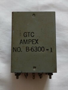 GTC　AMPEX　NO. B-6300-1　1個　　現状渡し　真空管