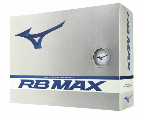 新品未使用品　ミズノ「RB MAX」ホワイト　1ダース　mizunoアクシアルフローディンプル搭載の飛距離追及型　高弾道