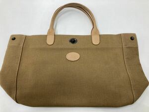 イ）LONGCHAMP ロンシャン ANA 機内販売限定品　キャンバス ハンドバッグ トートバッグ ベージュ