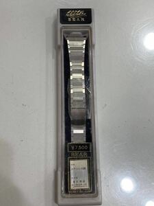 パ）BEAR ベアー ベルト ステンレスベルト 腕時計 20ミリ用 シルバー 未使用保管品