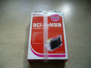 【ジャンク】 G&G Canon BCI-3eM 純正互換品 マゼンタ インクカートリッジ (01)