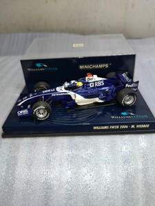 ミニチャンプス 1/43 F1 ウィリアムズ FW28 マーク・ウェバー 2006