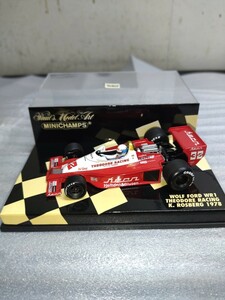 ミニチャンプス PMA 1/43 ウルフ・フォードWR1 セオドール・レーシング 1978 K.ロズベルグ MINICHAMPS