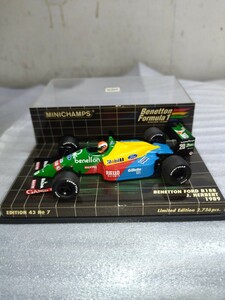 ミニチャンプス 1/43 ベネトン フォード B188 J.HERBERT 1989 