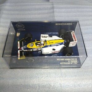 PMA ミニチャンプス 1/43 Williams Honda ウィリアムズホンダ FW11B R.パトレーゼ オーストラリアGP 1987 #5 400870095の画像3