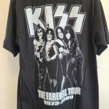 ★送料230円★キッス(KISS)★The Farewell Tour 1973-2000★バンドTシャツ★サイズL★ブラック黒★バックプリント有★コットン綿100%_画像4