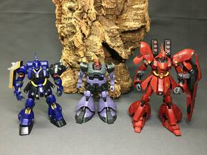 HCM Pro ハイコンプロ サザビー ギラ・ドーガ リックドム 部分塗装 ガンダム 完成品 バンダイ