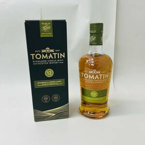 【MMY3012KK】１円スタート 古酒/未開栓 TOMATINトマーティン 12年 バーボン＆シェリーカスク ウイスキー 箱付 700ml 43% ハイランド