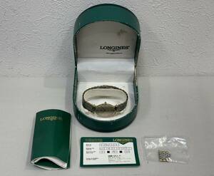 【GY-6175TY】LONGINES ロンジン グランドクラシック ゴールド文字盤 メンズ クオーツ 腕時計 L4.635.2 ジャンク扱い ファッション お洒落