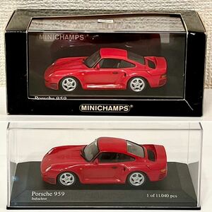 MINICHAMPS ミニチャンプス ミニカー 1/43 PORSCHE 959 Red 1987年（1 of 11,040 pcs）ポルシェ 959 Porsche 959