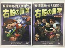 DVD『発達障害フラッシュ 右脳の言葉 対人関係 Vol.1～2』※動作確認済み/幼～小・低学年/才能を開き 障害となる欠点を取り除く/　Ⅲ－1199_画像1