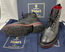 希少※レア 上品 Tricker's (トリッカーズ) 別注M2508 MALTONモールトン カントリーブーツ メンズ 7.5 fitting5 英国製 ビジネス_画像8