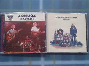 【中古】America「Greatest Hits」＆「In Concert」