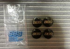 BBS 純正品 56mm 黒 金文字 ホイールキャップ センターキャップ 中古 希少 