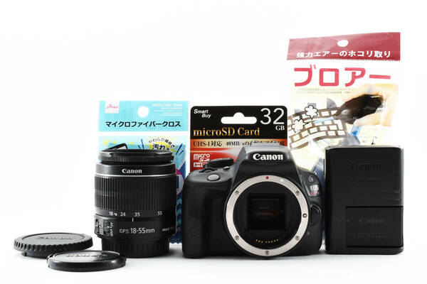 お買い得☆早い者勝ち！　SDカードなどお得なセットつき　大人気商品Canon EOS Kiss X7 カメラ レンズキット
