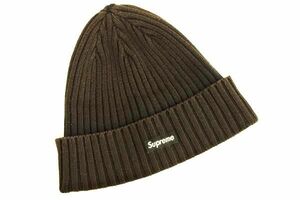 1円 Supreme シュプリーム コットン100％ ビーニー ニット帽 帽子 メンズ レディース ブラック系 AU7136