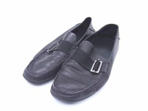 GUCCI グッチ レザー ローファー 表記サイズ 36(約23.0cm) 靴 シューズ ブラック系 DD2523
